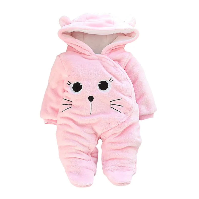 LZH Baby Winter Overall  Long Sleeve Infant Clothing