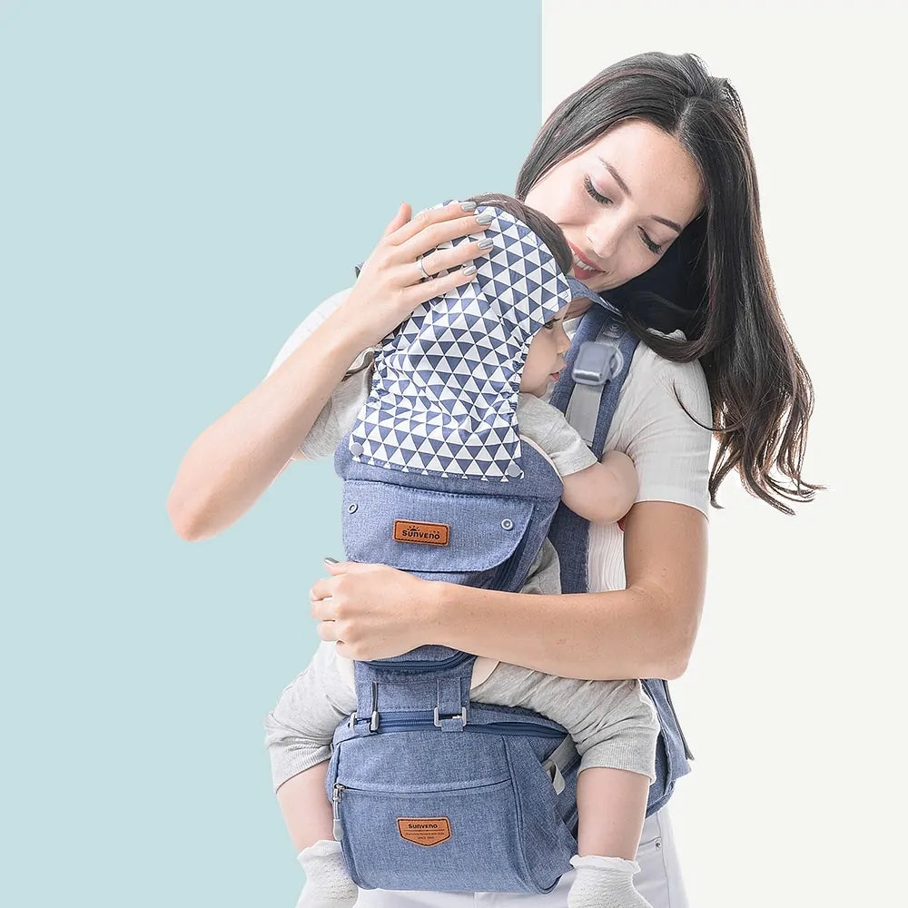 Sunveno Ergonomic Baby Carrier with Hip Seat