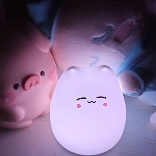 Mini Kawaii Popular Cat Baby Night Lamp