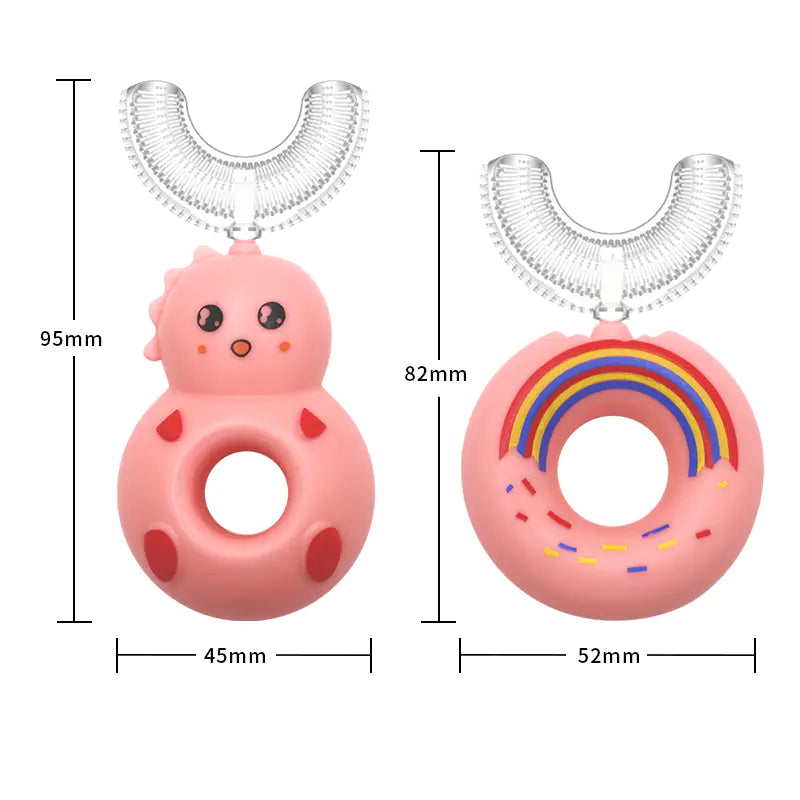 Silicone Baby U-Shaped Toothbrush