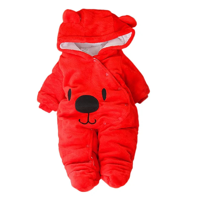 LZH Baby Winter Overall  Long Sleeve Infant Clothing