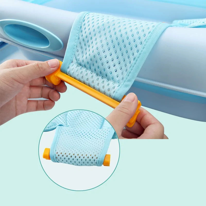 Baby Shower Bath Tub Pad: Non-Slip Mat for Newborn Safety & Comfort